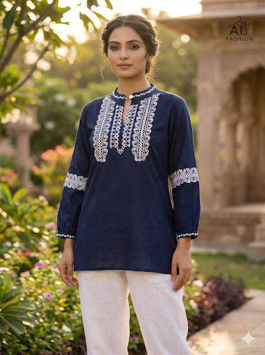 New Trendy Top Collection with Embriodery work