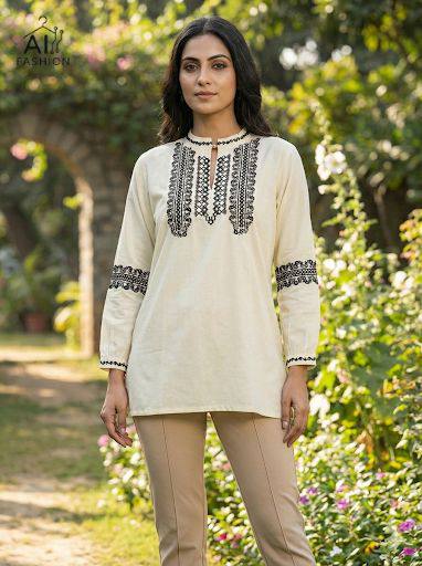 New Trendy Top Collection with Embriodery work