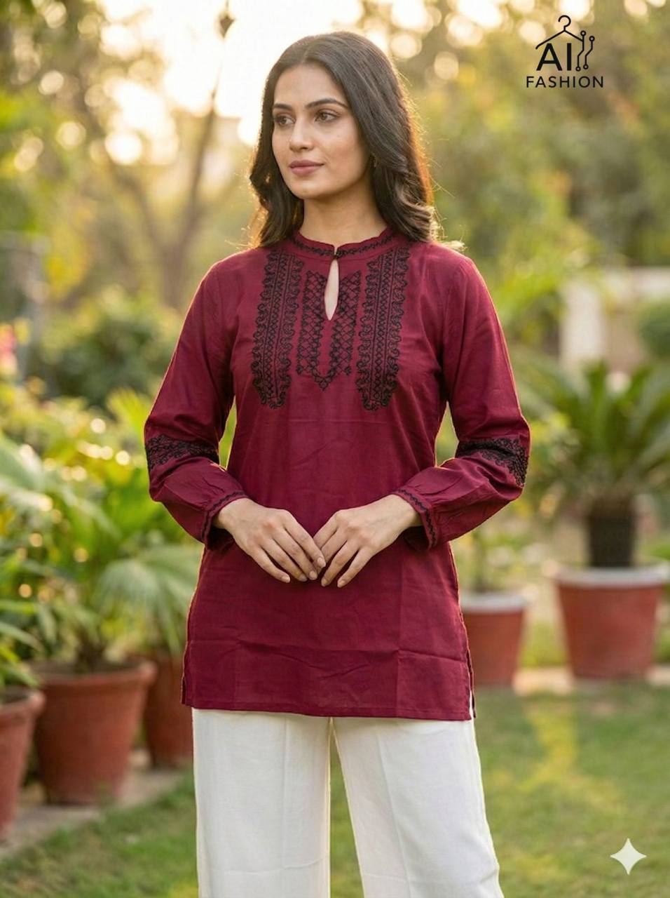 New Trendy Top Collection with Embriodery work