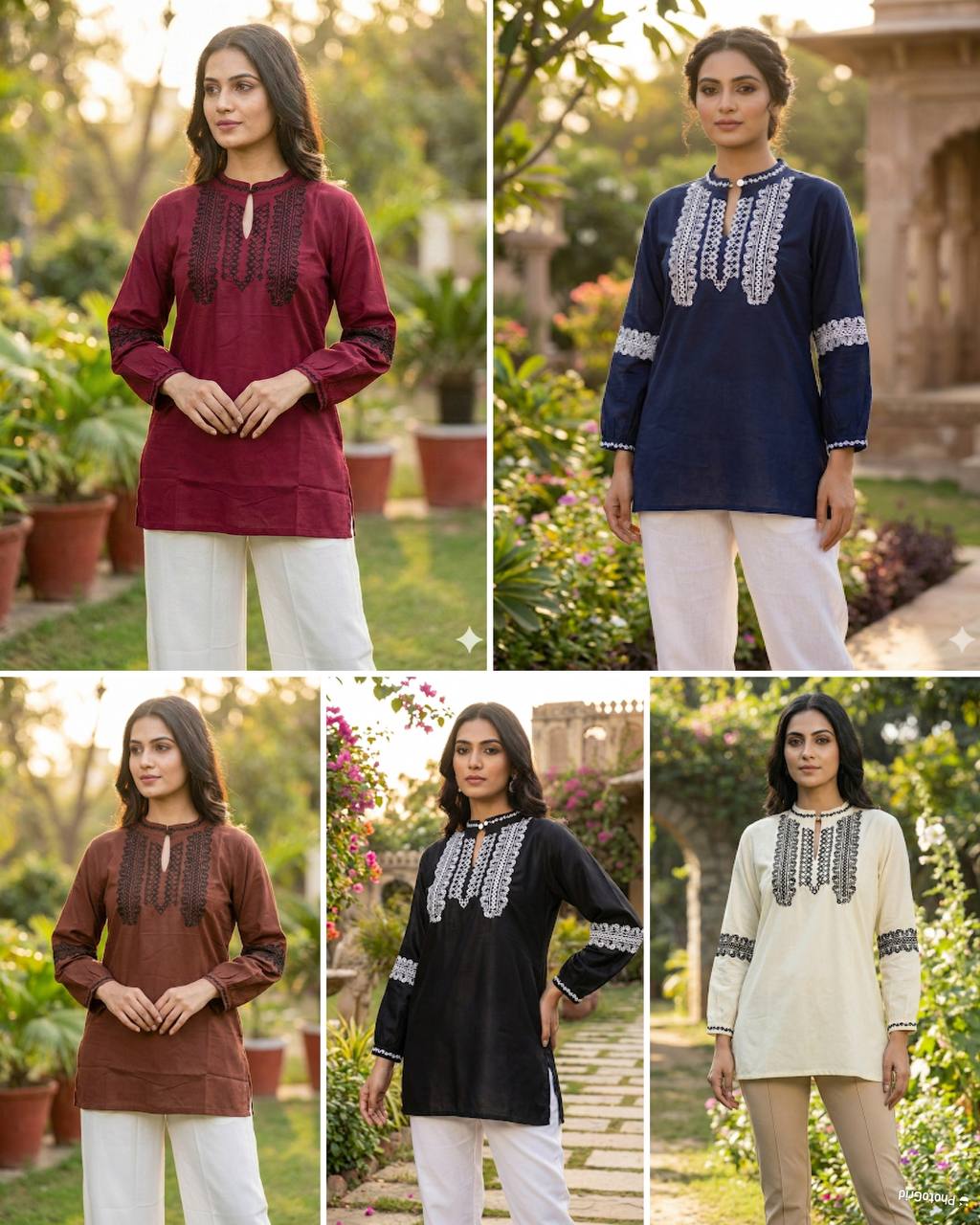 New Trendy Top Collection with Embriodery work