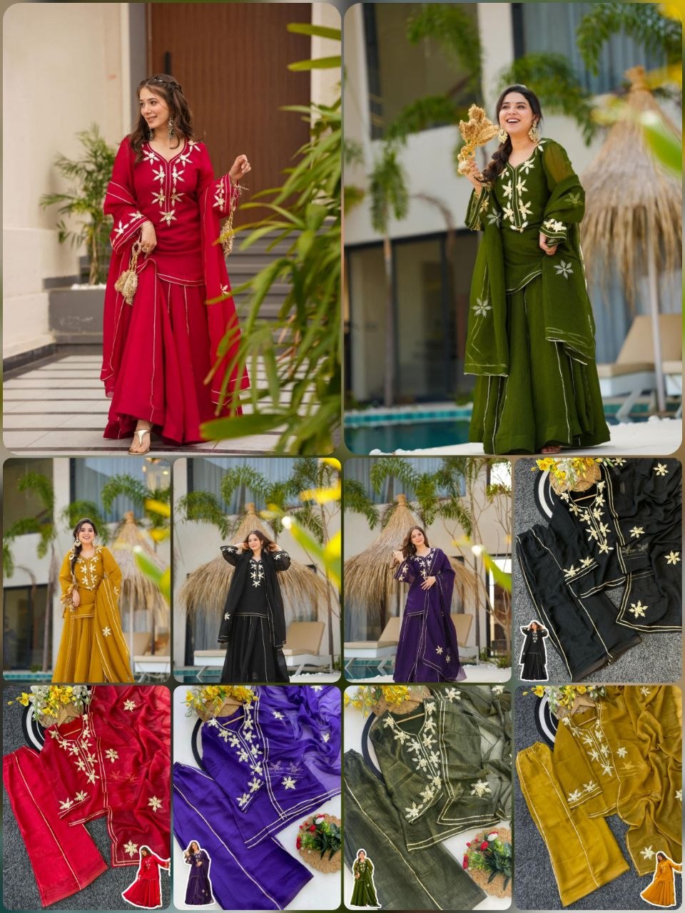Exclusive Party Wear Palazzo Set