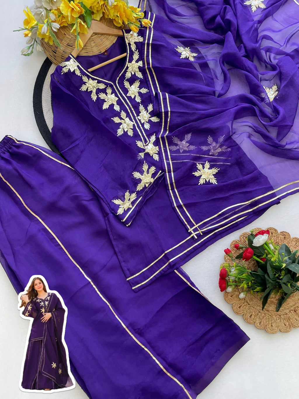 Exclusive Party Wear Palazzo Set