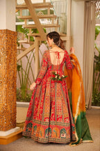 Exclusive Party Wear Chinon Silk Gown