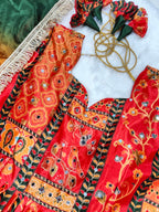 Exclusive Party Wear Chinon Silk Gown