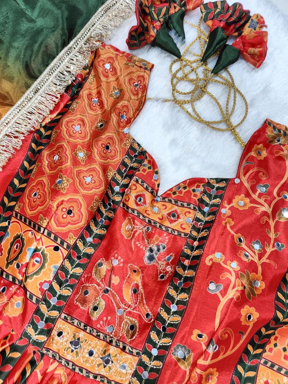 Exclusive Party Wear Chinon Silk Gown