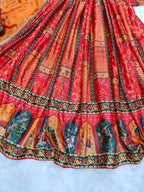 Exclusive Party Wear Chinon Silk Gown