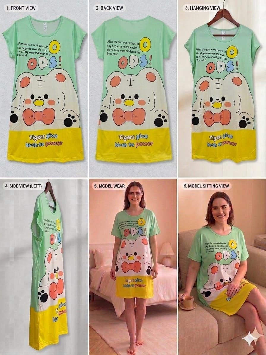 New Casual T-shirt Night Dress