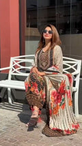 New Shimmer Silk Three Piece Suit