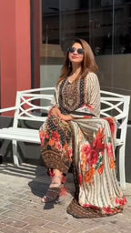 New Shimmer Silk Three Piece Suit