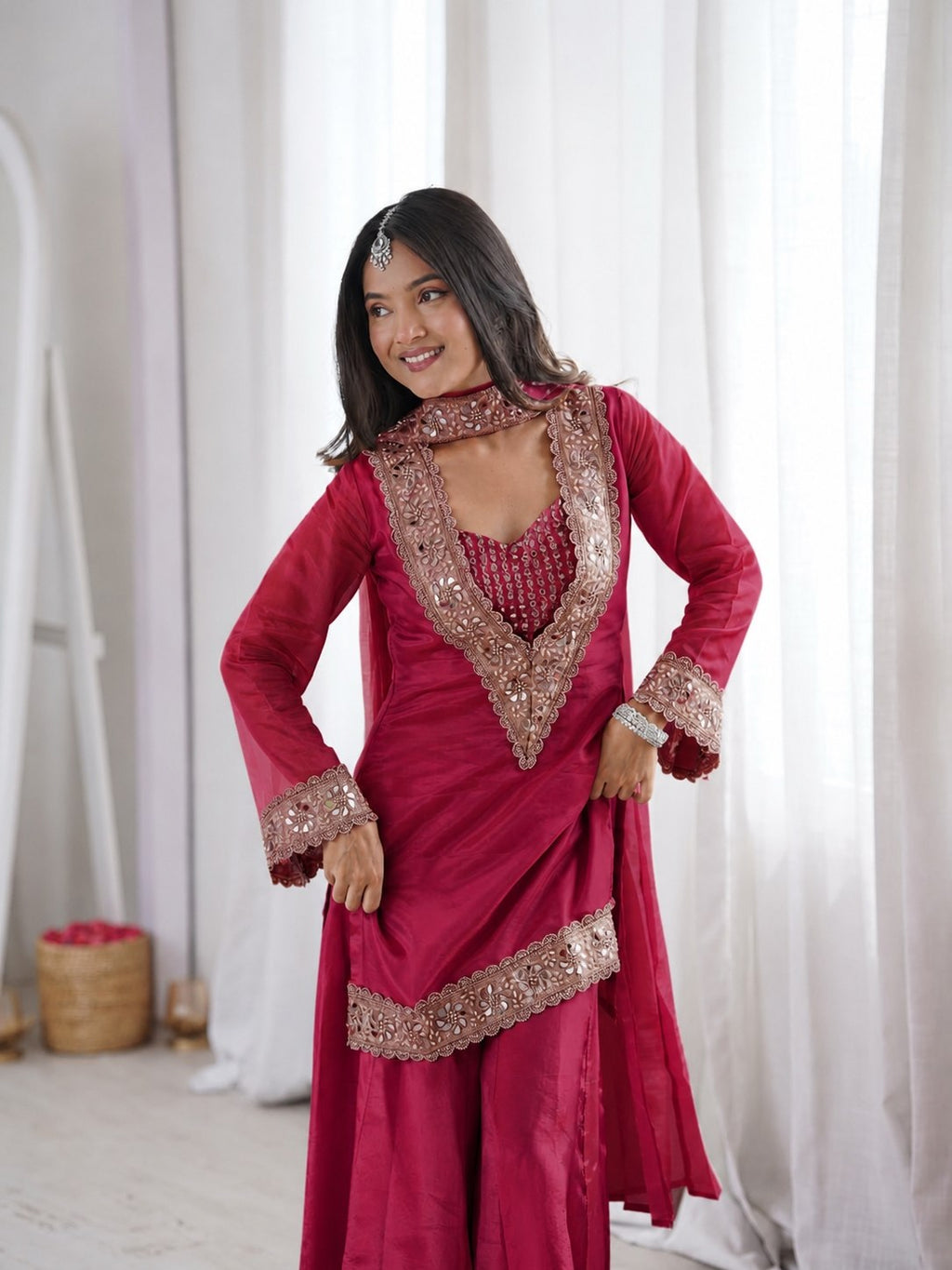 Premium Wedding Wear Sharara Suit