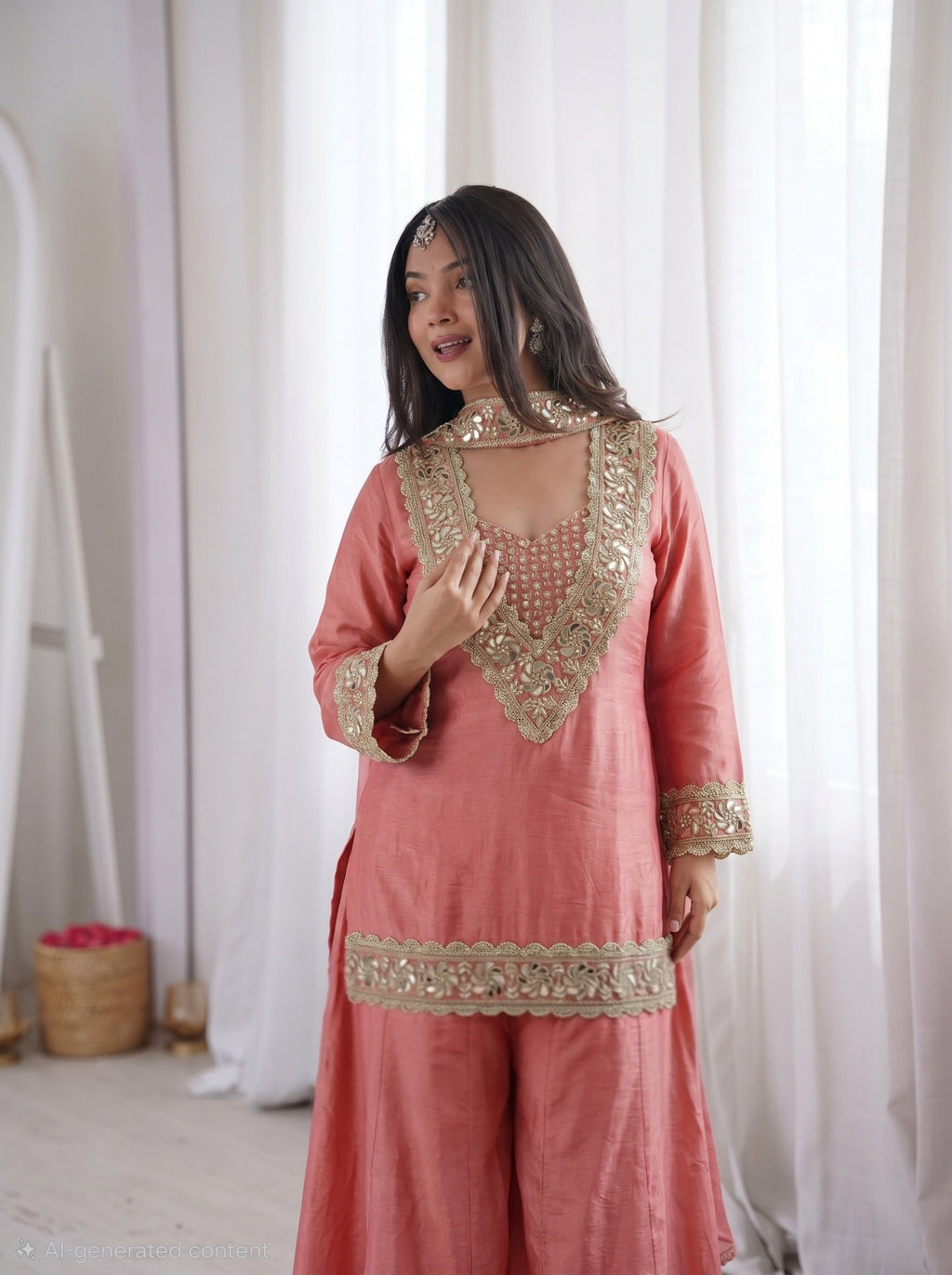 Premium Wedding Wear Sharara Suit