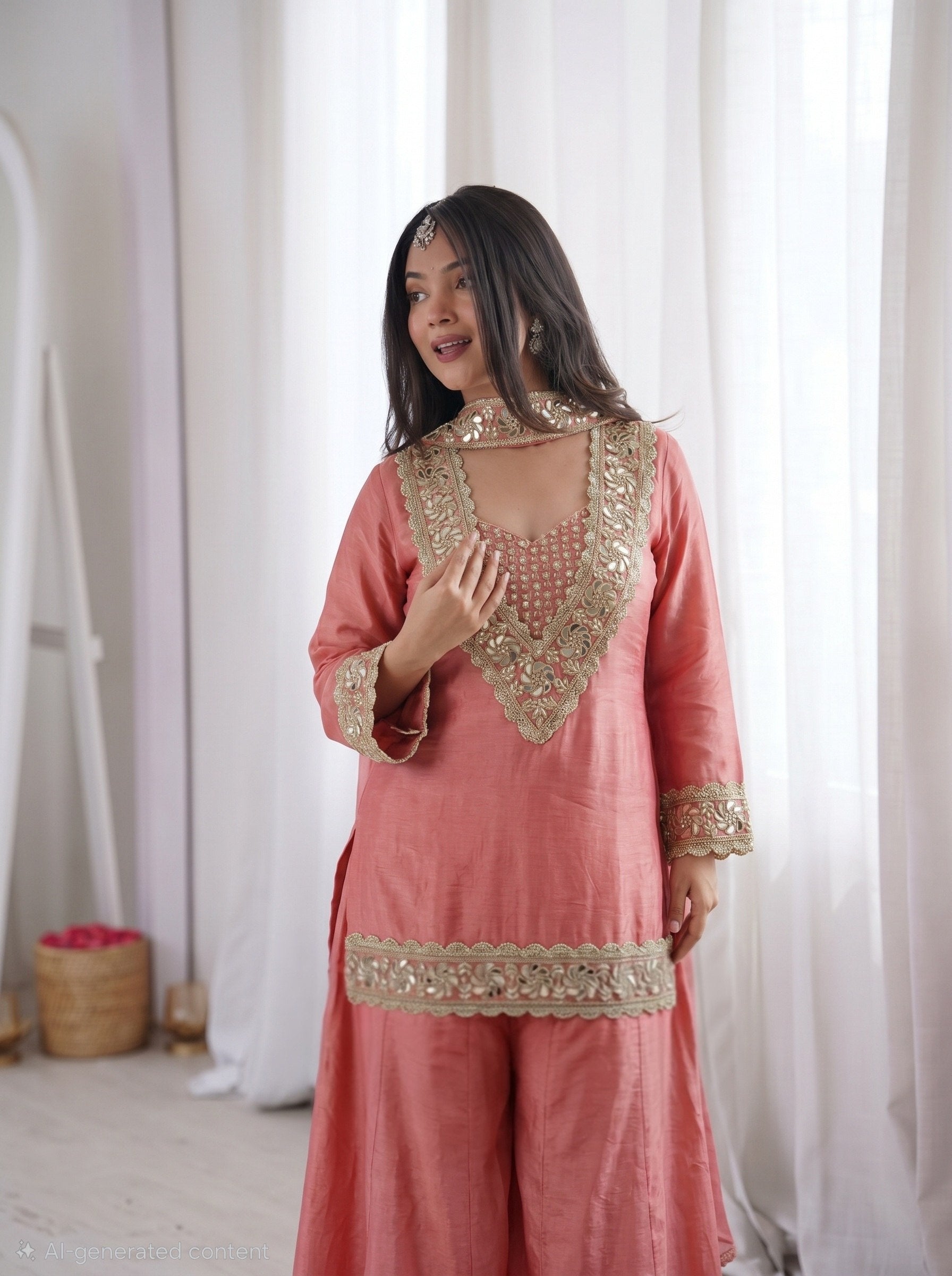 Premium Wedding Wear Sharara Suit