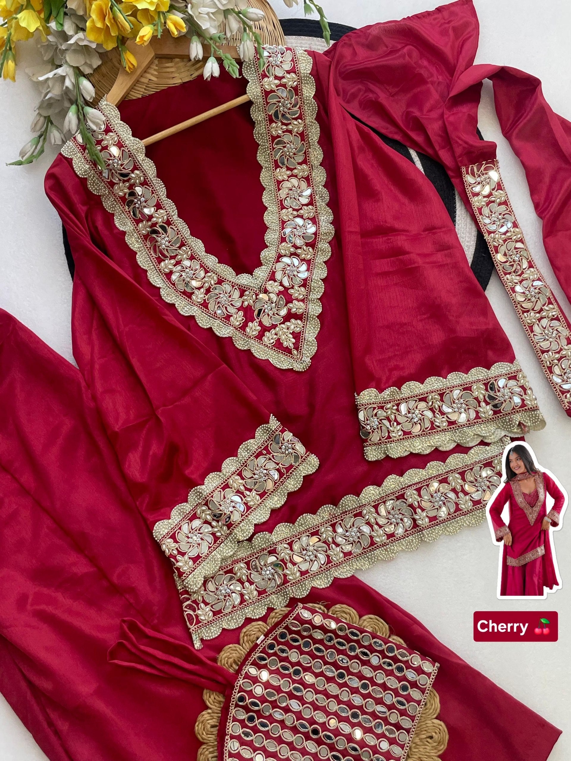 Premium Wedding Wear Sharara Suit
