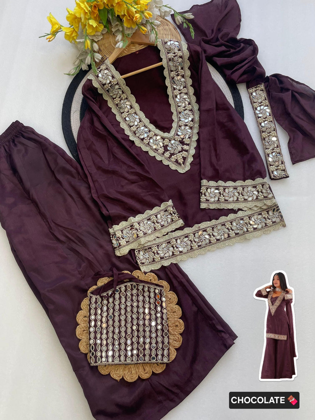 Premium Wedding Wear Sharara Suit