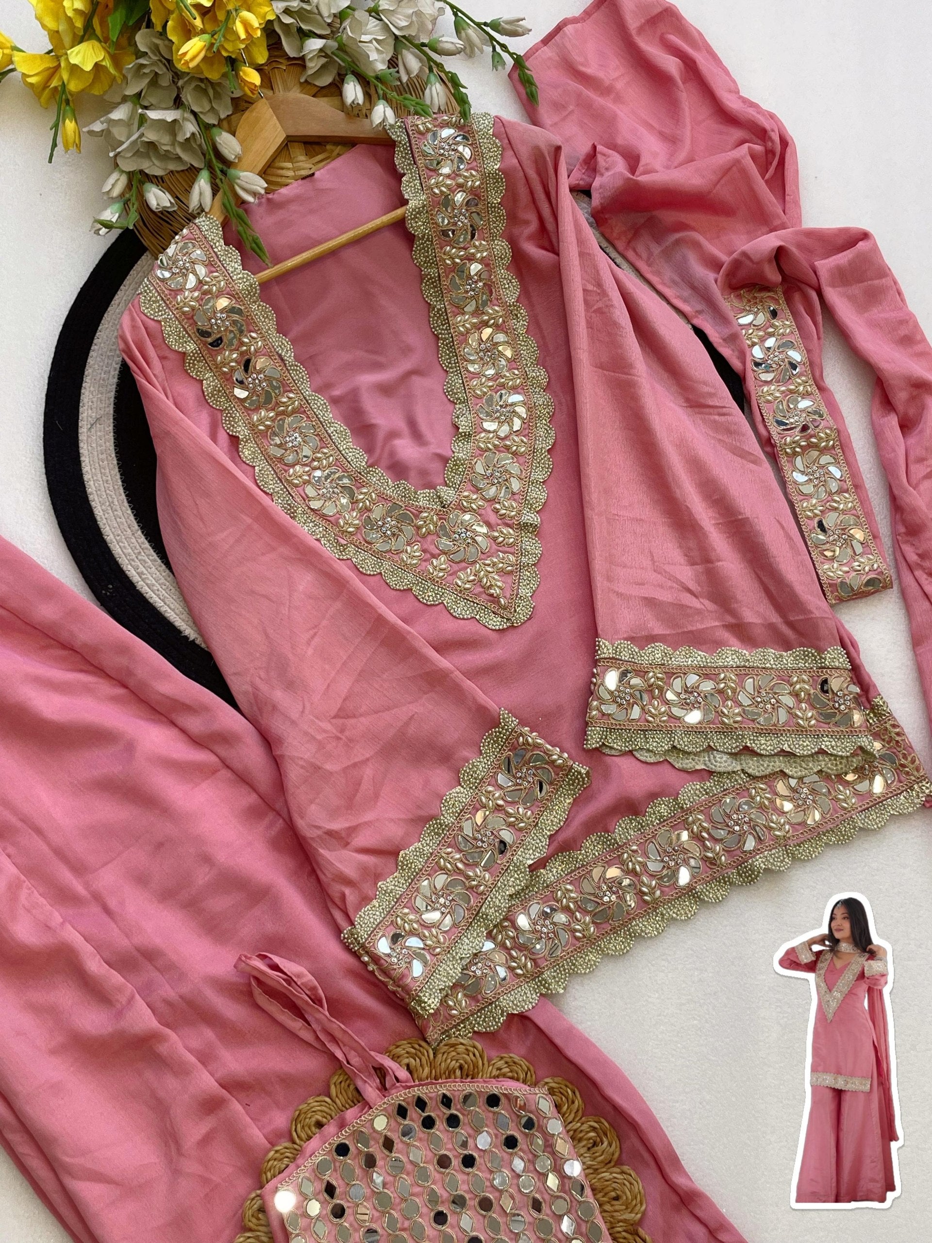 Premium Wedding Wear Sharara Suit