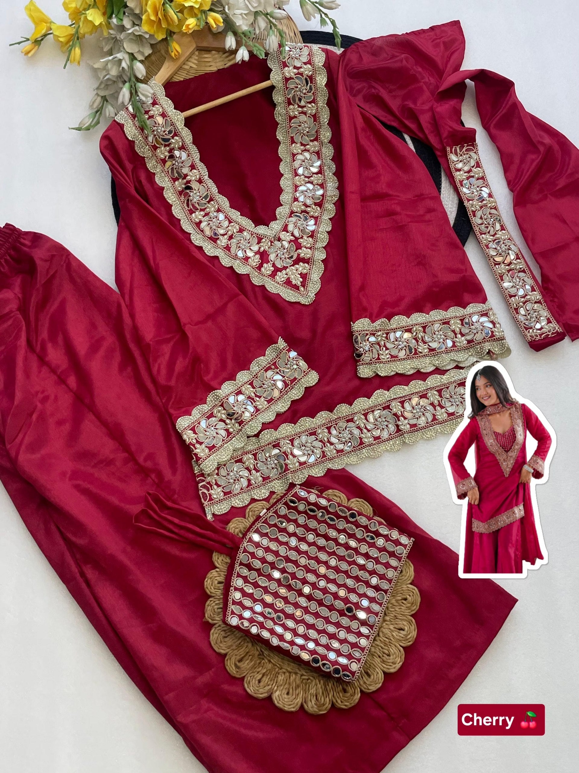 Premium Wedding Wear Sharara Suit
