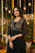 New Party Wear Gown Collection with Handwork