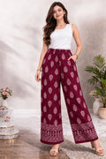 New Comfy Printed Pleated Palazzo