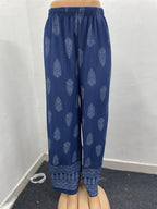 New Comfy Printed Pleated Palazzo
