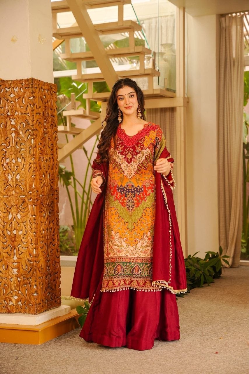 Exclusive Party Wear Sharara Suit
