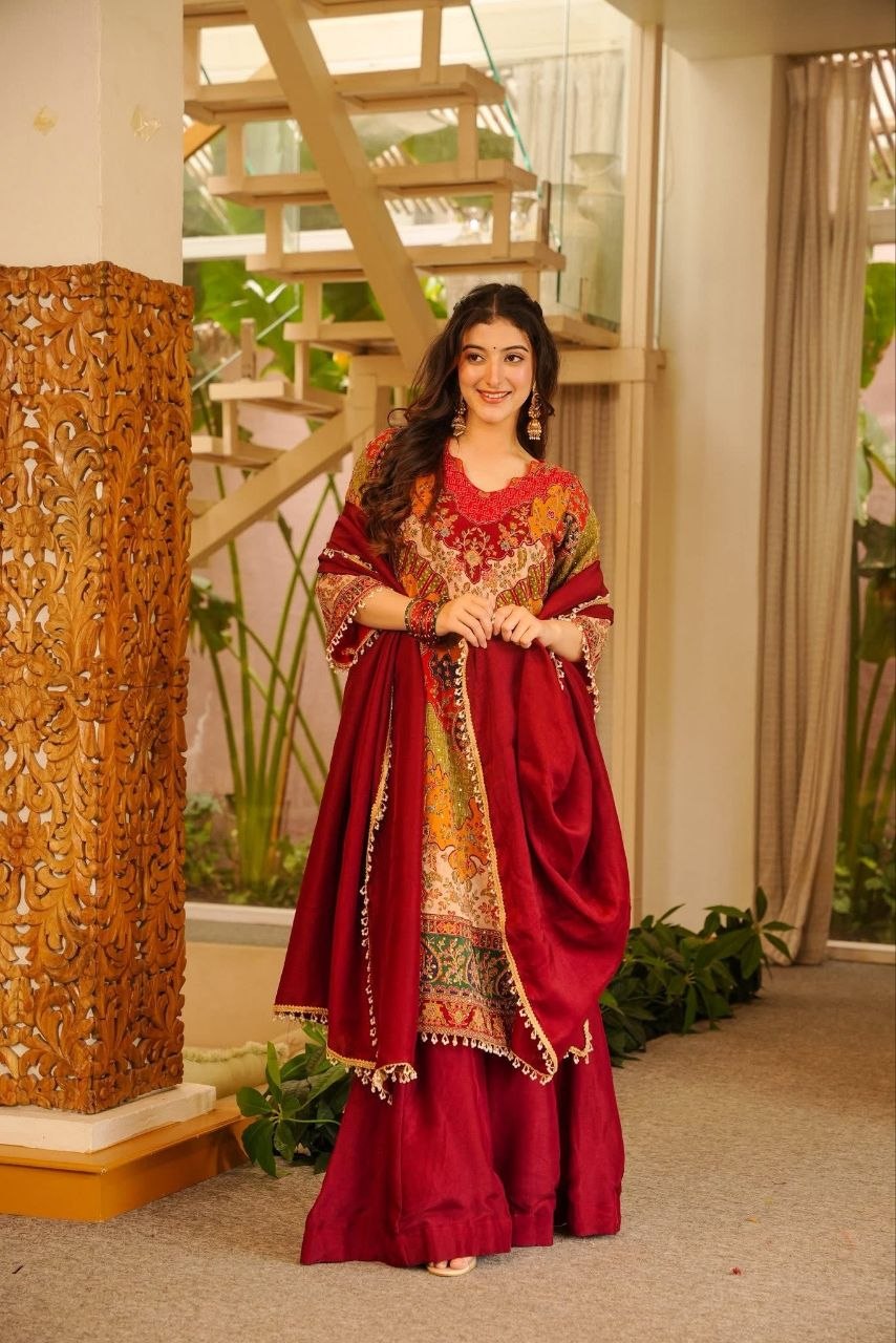 Exclusive Party Wear Sharara Suit