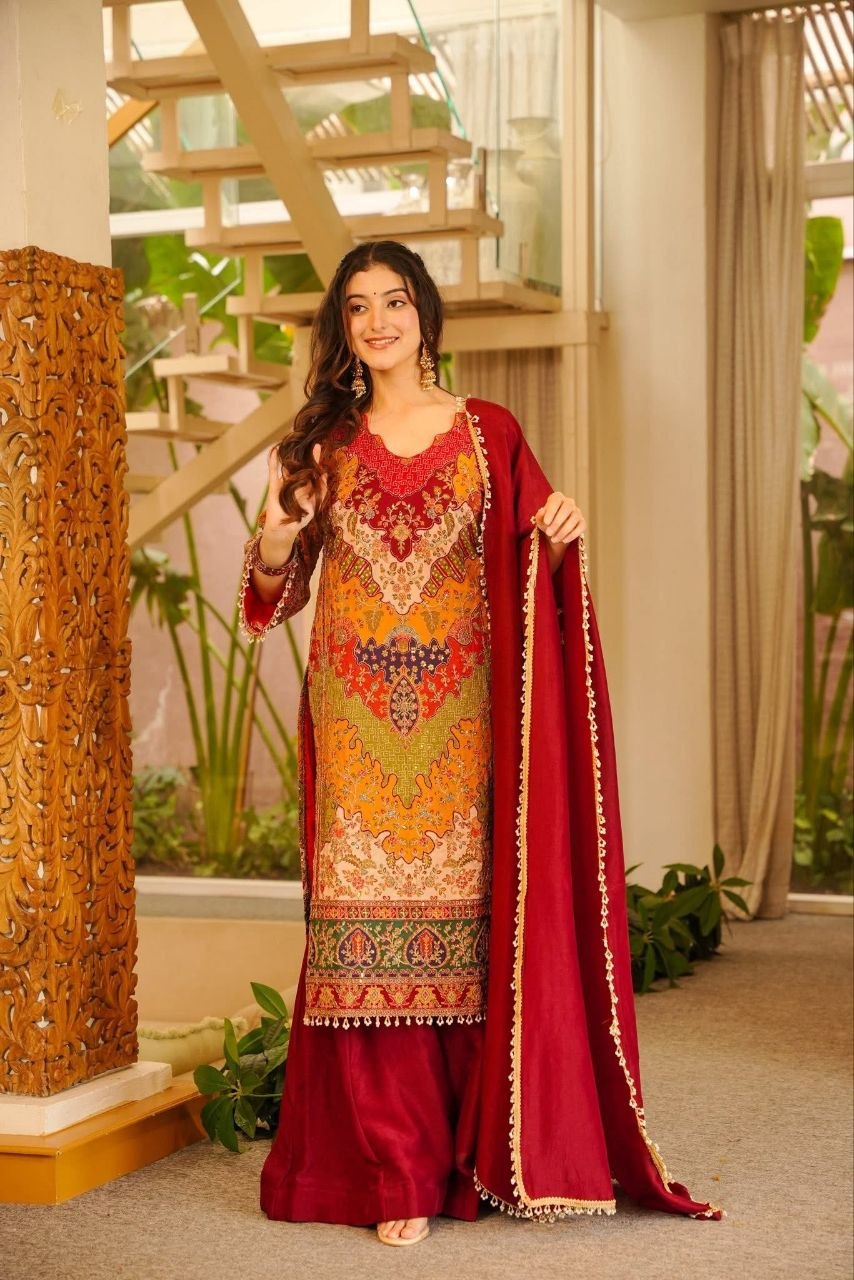 Exclusive Party Wear Sharara Suit