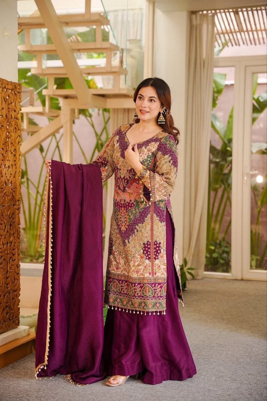 Exclusive Party Wear Sharara Suit