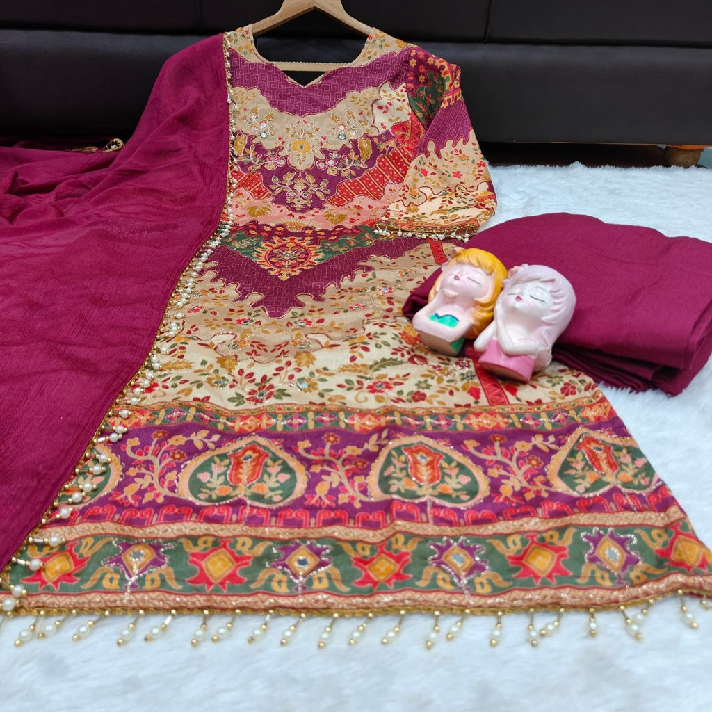 Exclusive Party Wear Sharara Suit