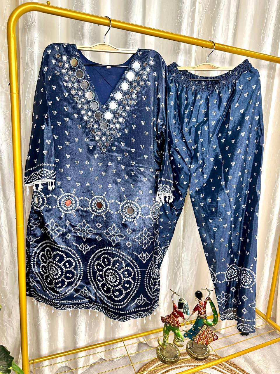 Exclusive Party Wear Bandhani Co-ord set Collection