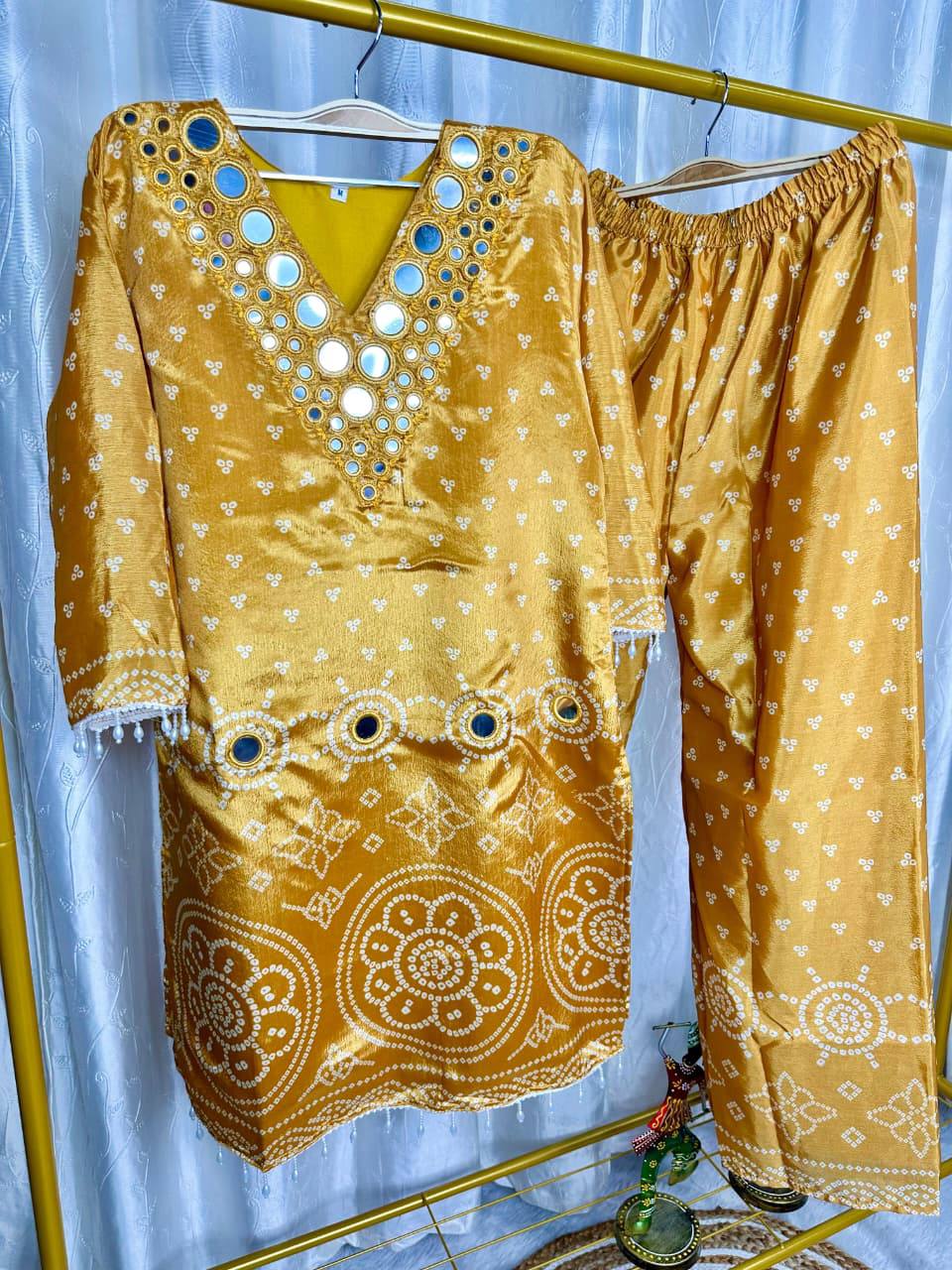 Exclusive Party Wear Bandhani Co-ord set Collection