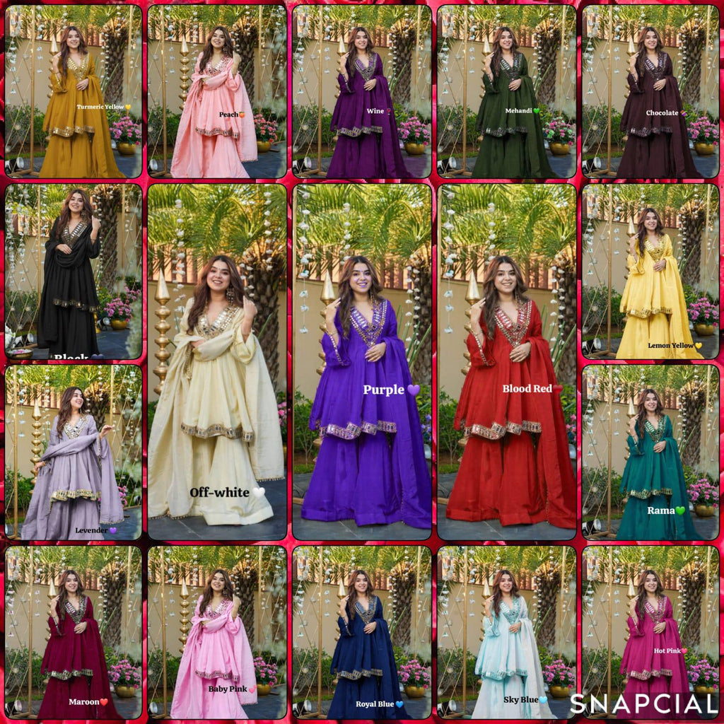Women's Trendy Anarkali Garara Set