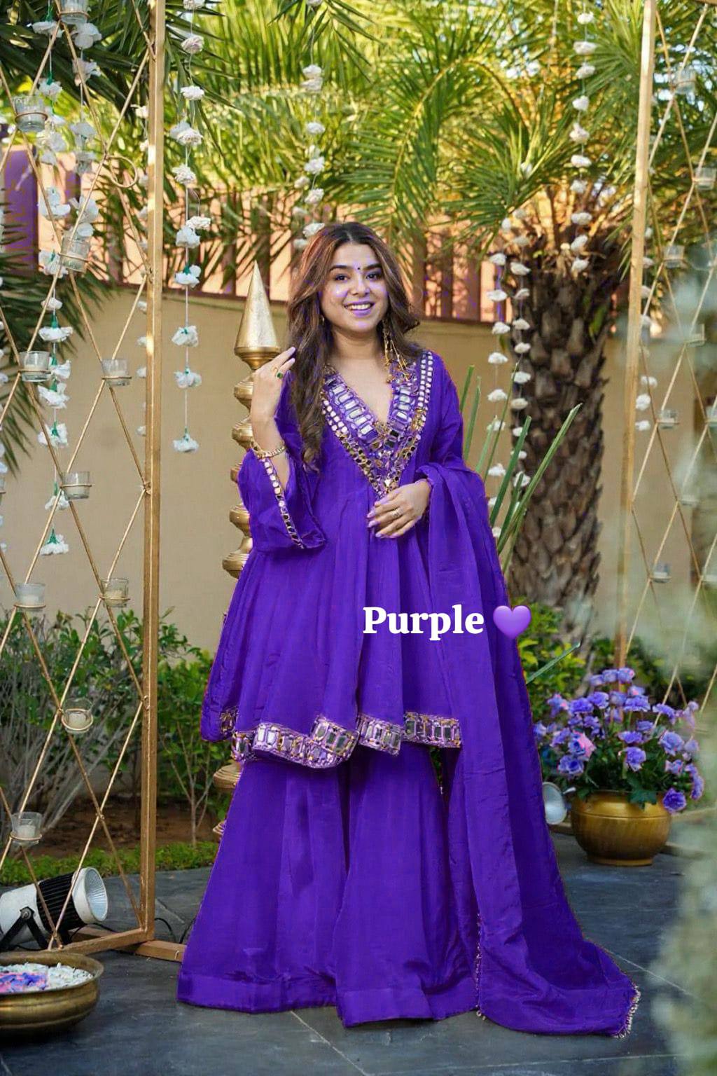 Women's Trendy Anarkali Garara Set