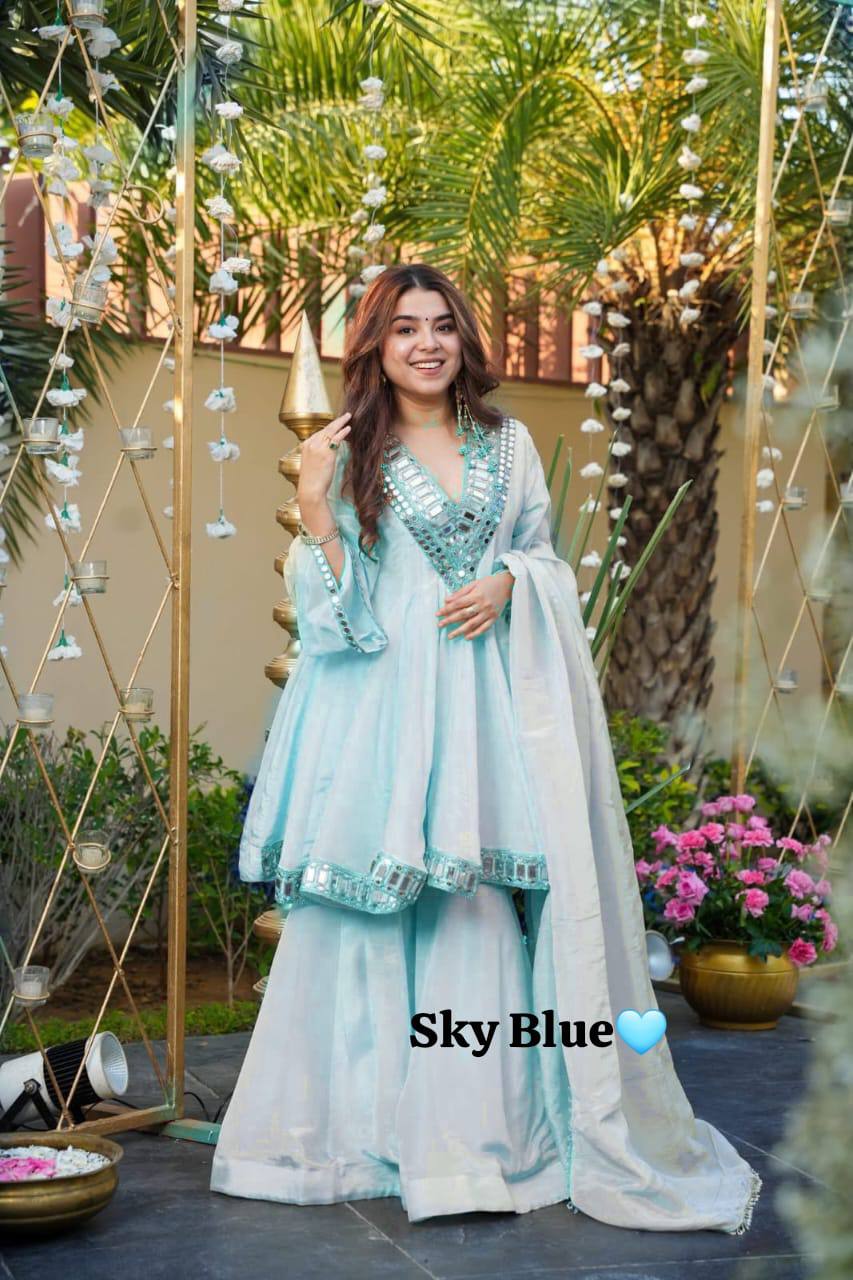 Women's Trendy Anarkali Garara Set