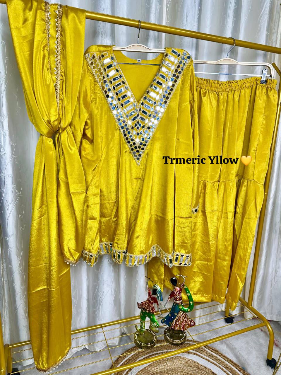 Women's Trendy Anarkali Garara Set