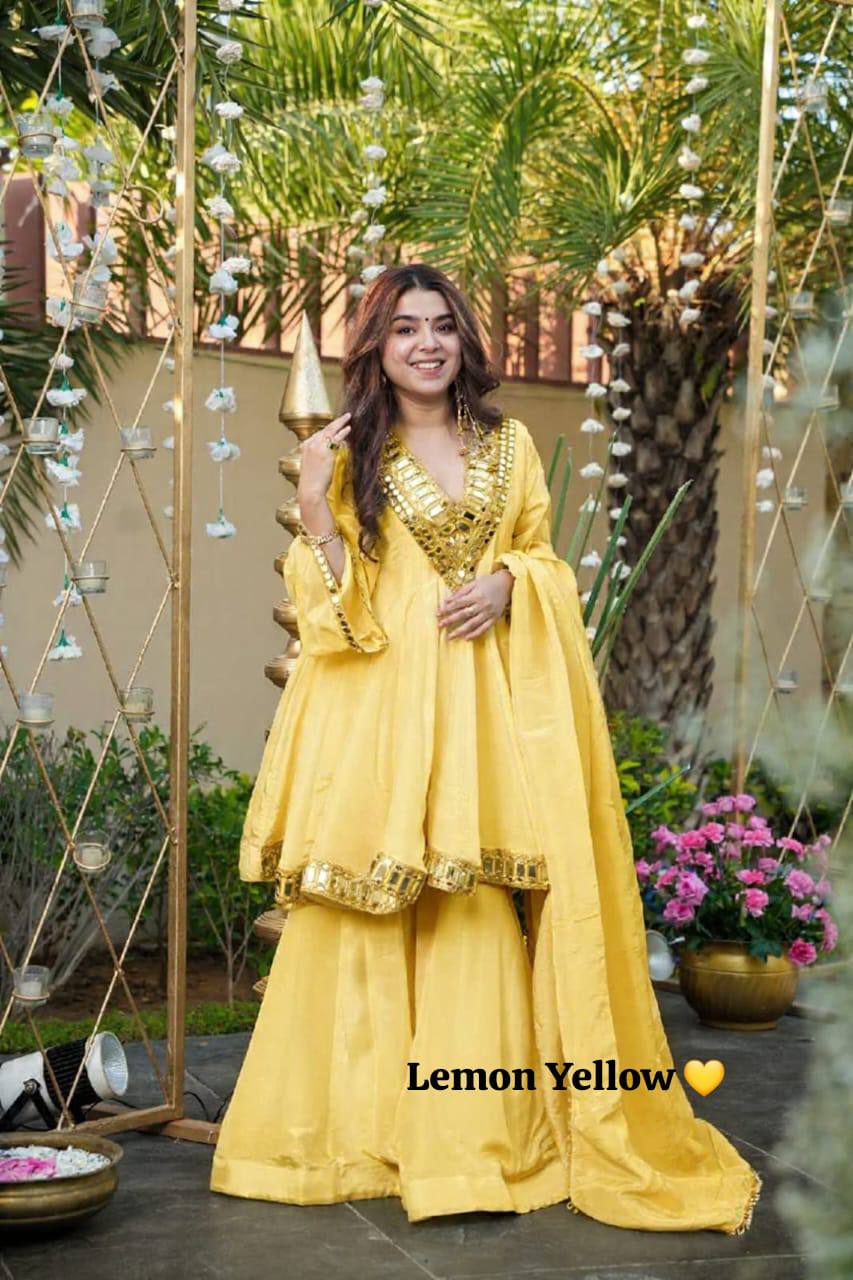 Women's Trendy Anarkali Garara Set