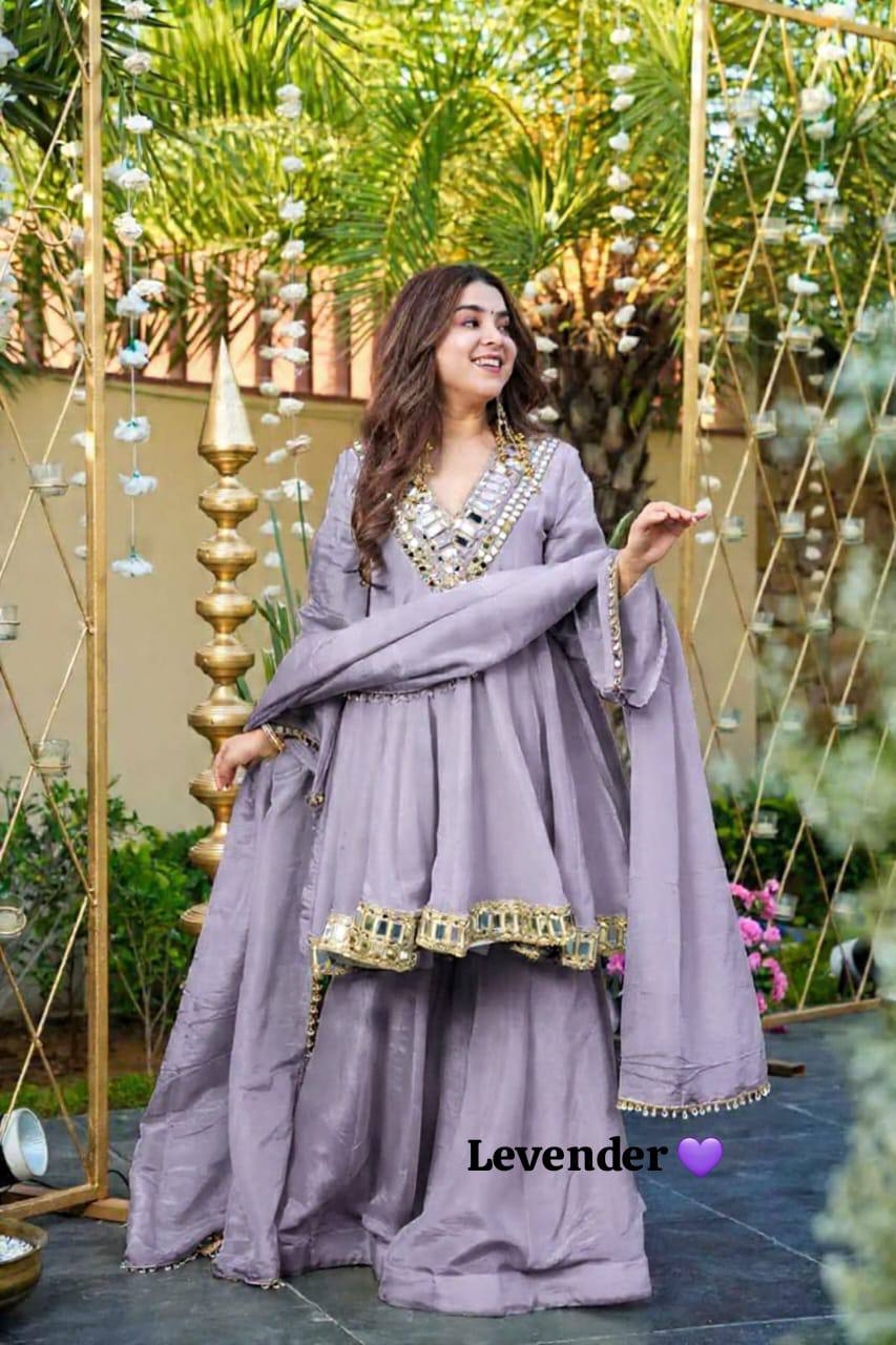 Women's Trendy Anarkali Garara Set