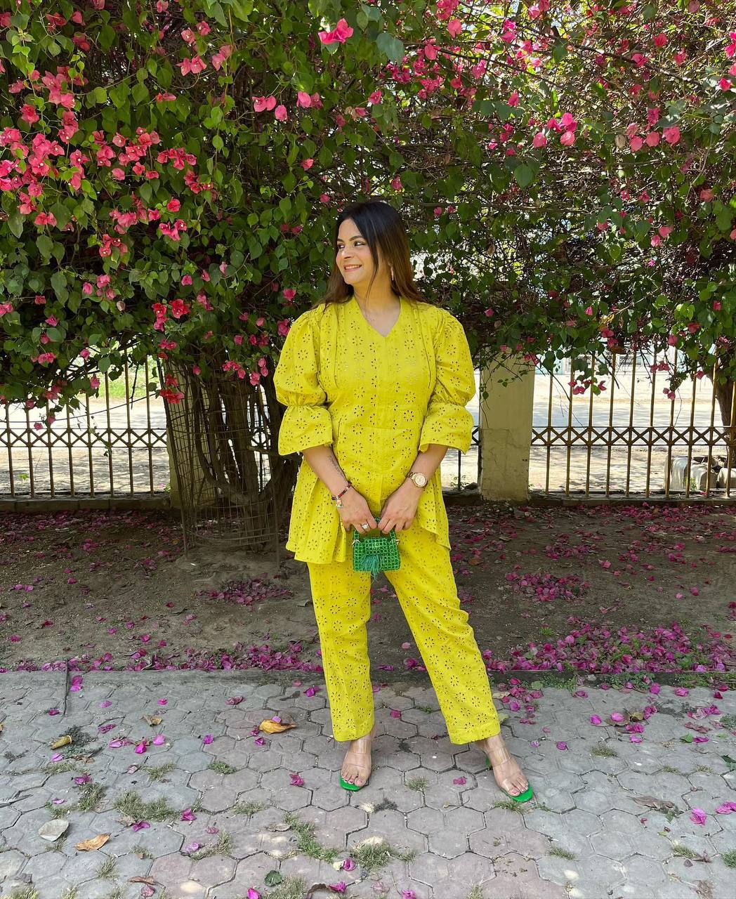 New Party Wear Designer Cotton Co-ord Set
