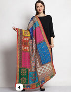 Premium Chinon Silk  Printed Ethnic Dupatta