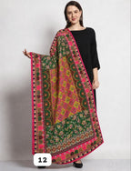 Premium Chinon Silk  Printed Ethnic Dupatta