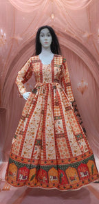 Exclusive Party Wear Silk Gown