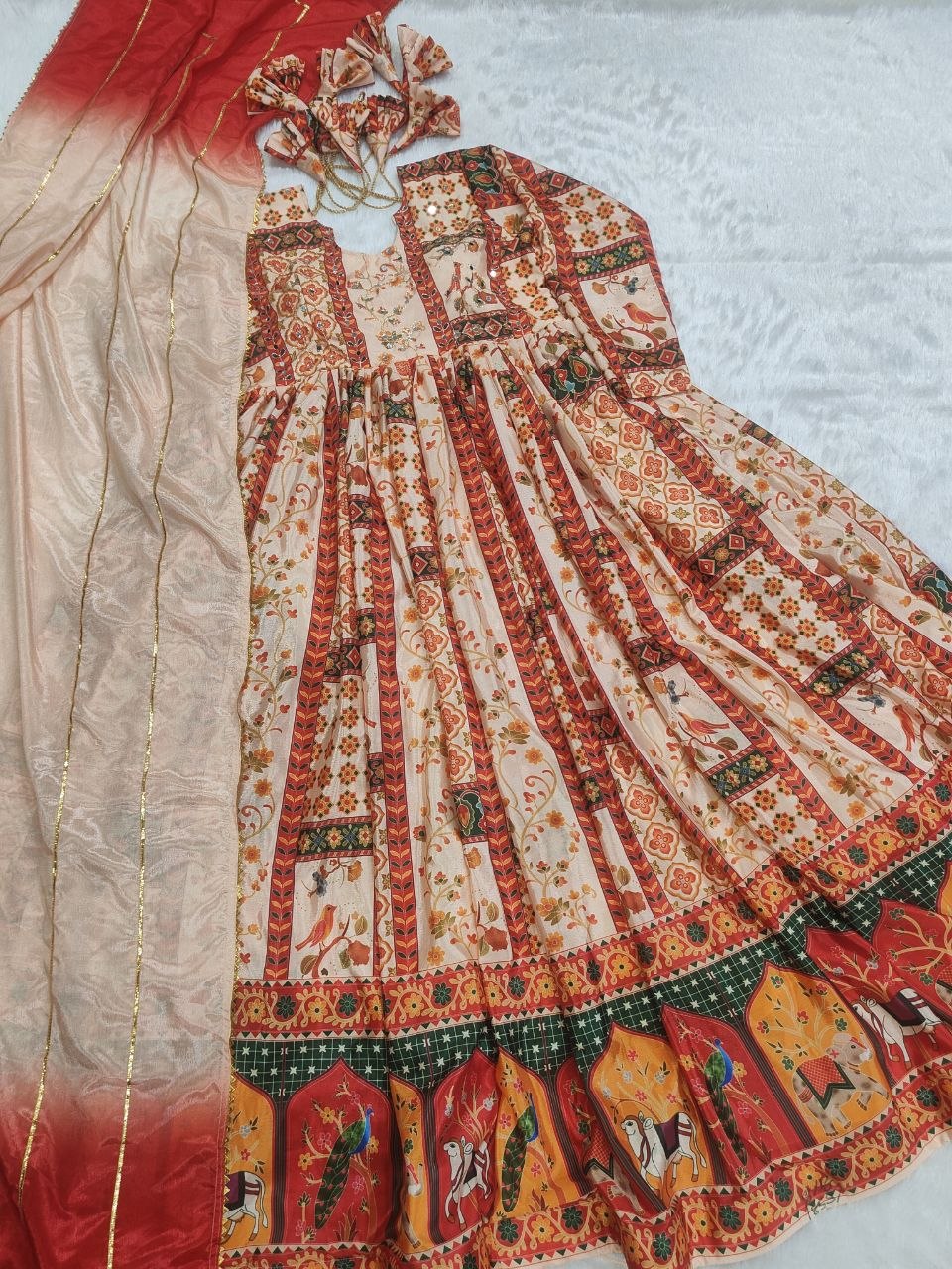 Exclusive Party Wear Silk Gown