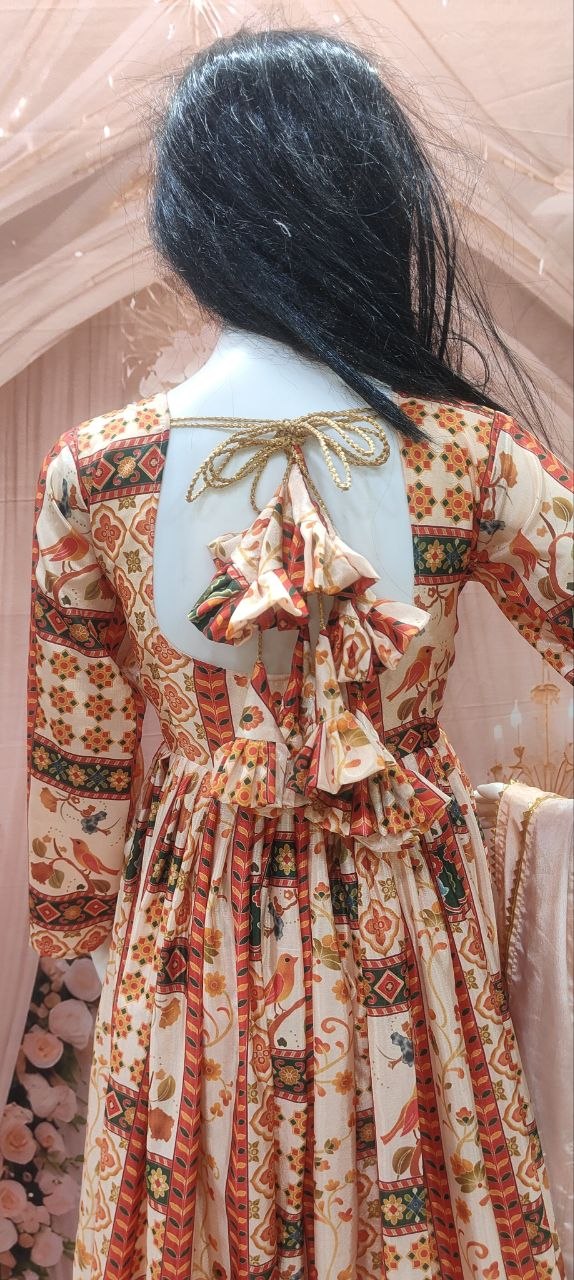 Exclusive Party Wear Silk Gown