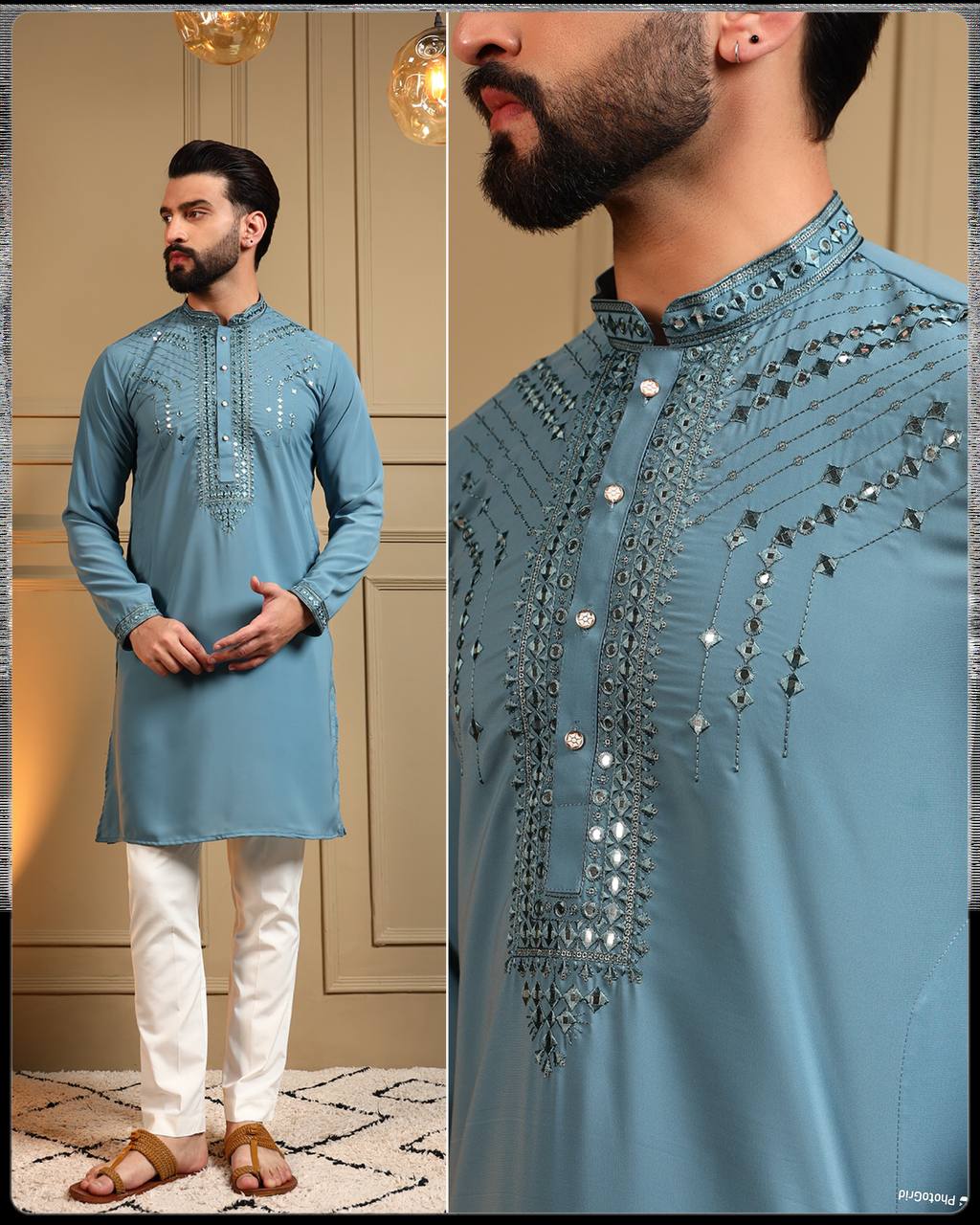 New Party Wear Men's Kurta and pant Collection