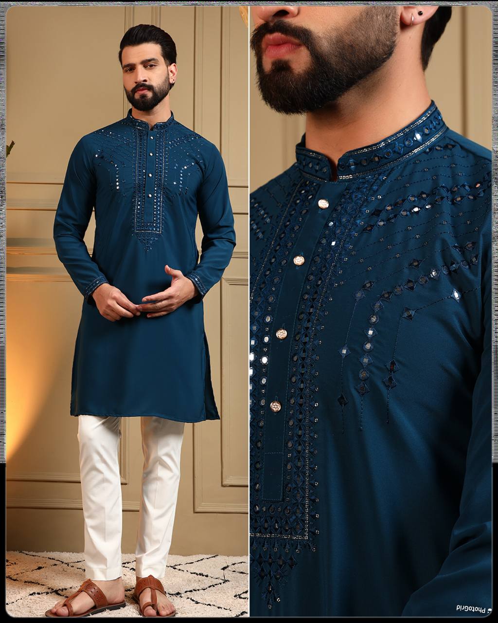 New Party Wear Men's Kurta and pant Collection