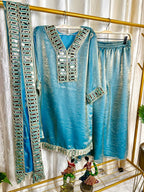 Premium Designer Mirror Work Palazzo Set