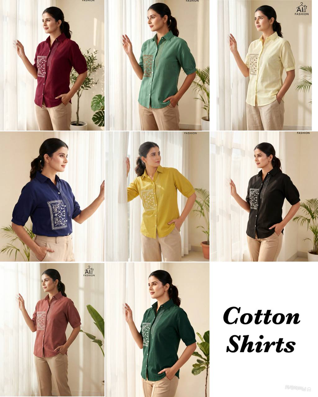 Classy Shirt Collection with Embroidery work