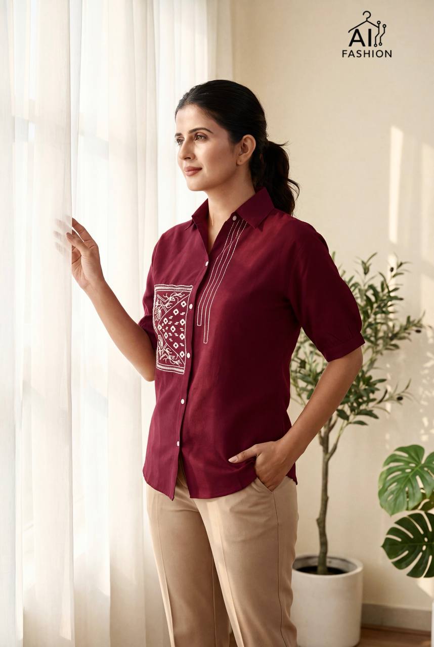Classy Shirt Collection with Embroidery work