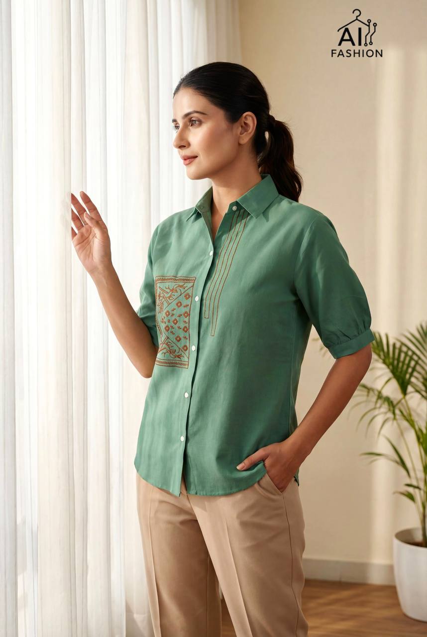 Classy Shirt Collection with Embroidery work