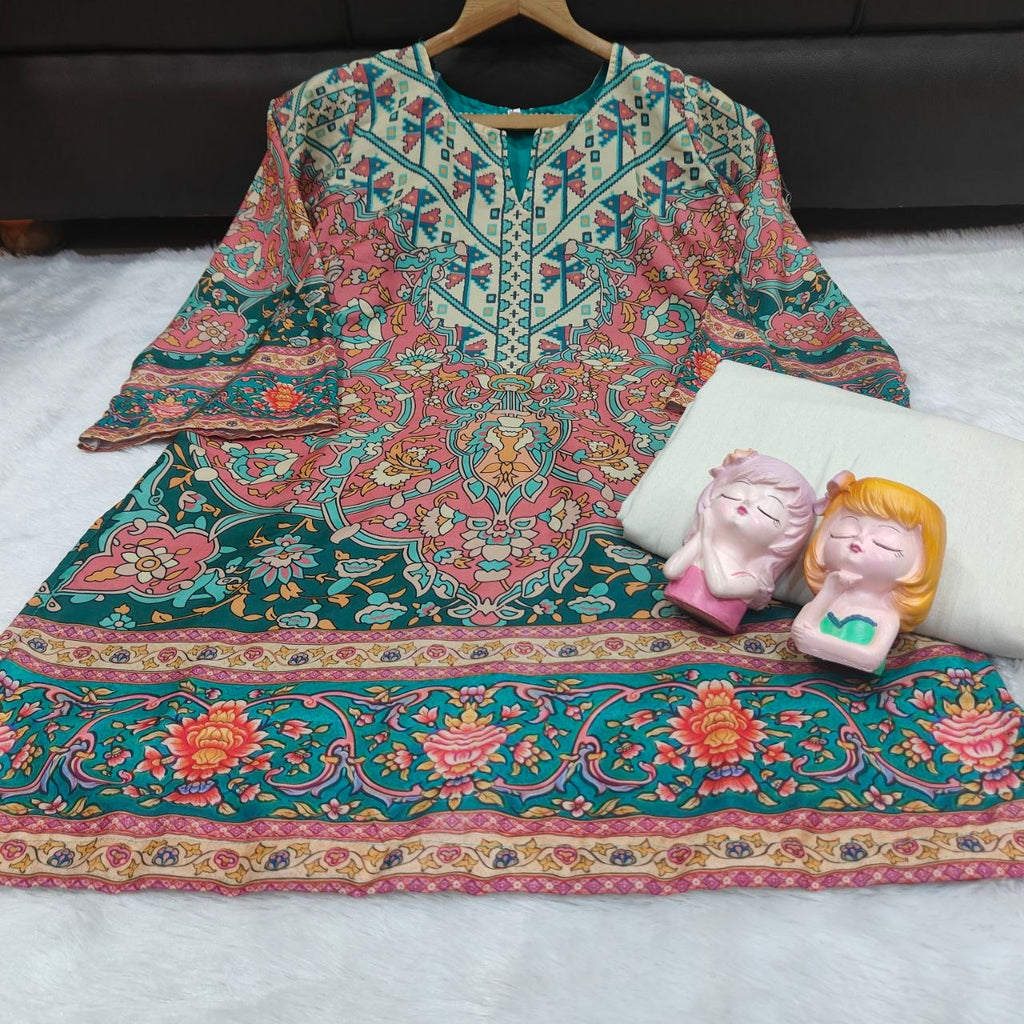 New Plus Size Maslin SIlk Co-ord Set