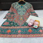 New Plus Size Maslin SIlk Co-ord Set